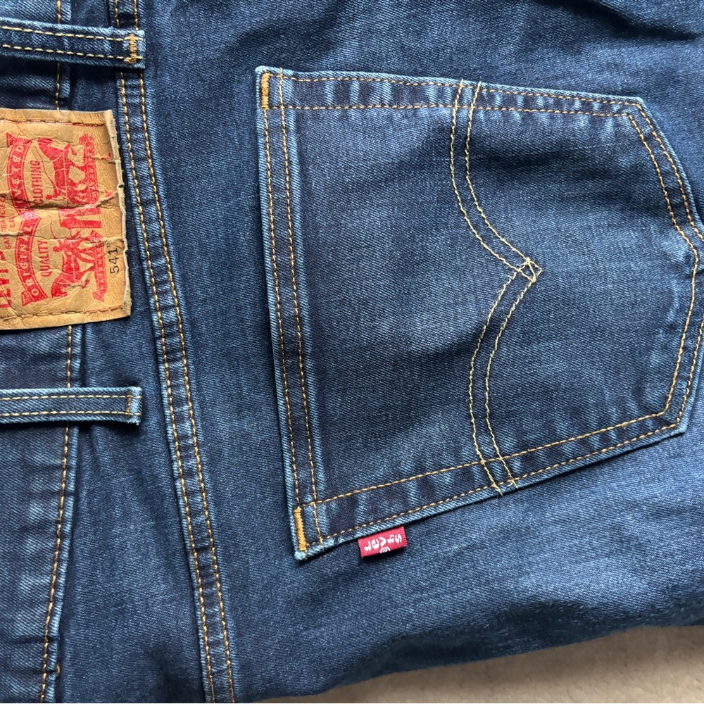 Levi's Men's Indigo Slim-Straight Denim Jeans 42x36